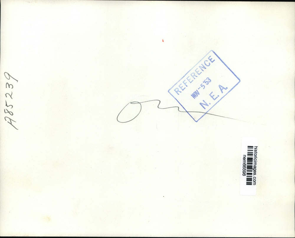 1953 Press Photo Police Chief George Long Ordered Copter To Search For Hartely