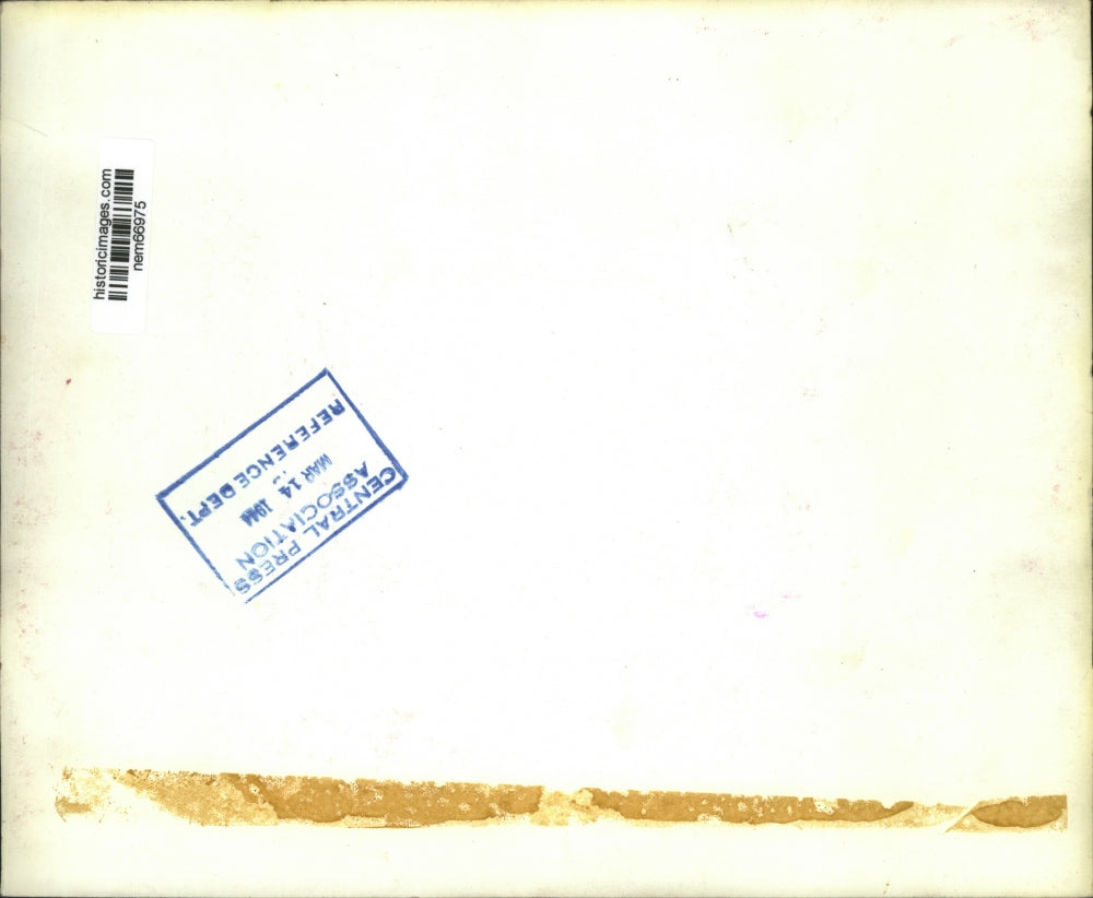 1944 Press Photo Military Man Smiling