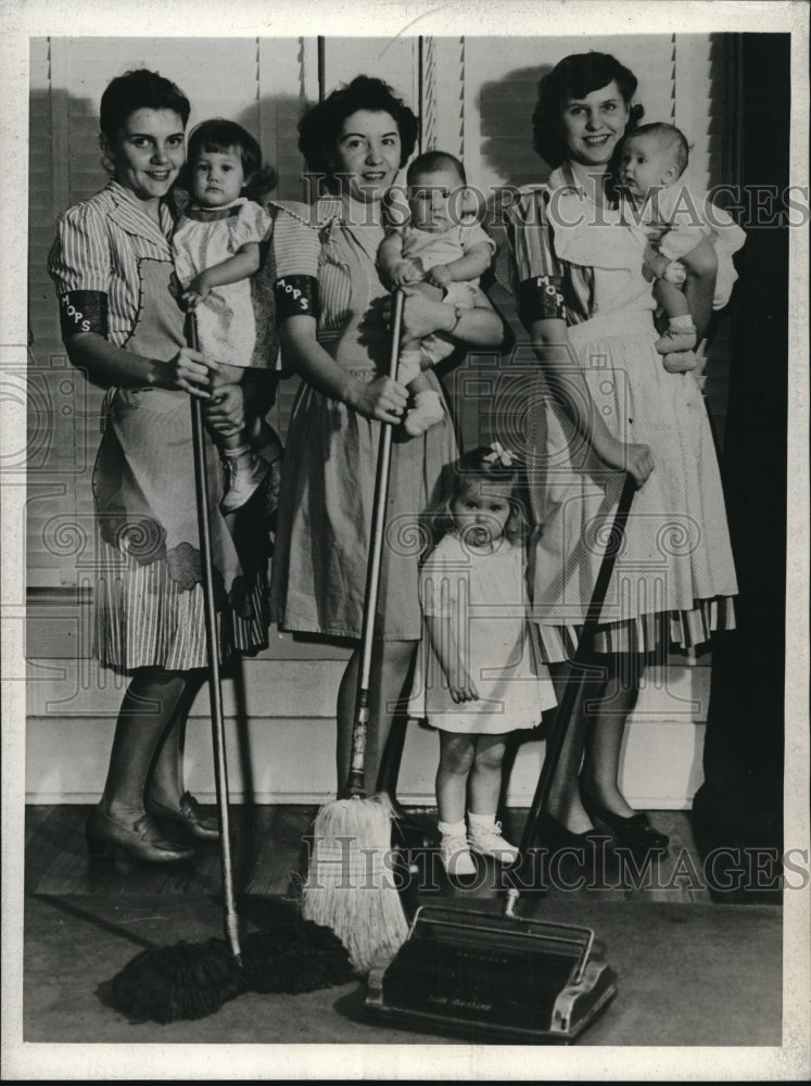 1943 Press Photo Founders of the Organization Material Order of Patriots