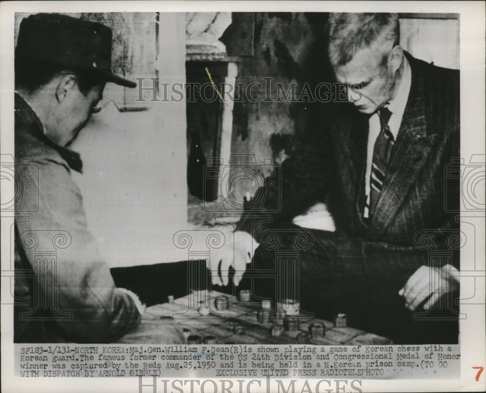 1952 Press Photo William Dean was reported held in North Korean Communists Camp
