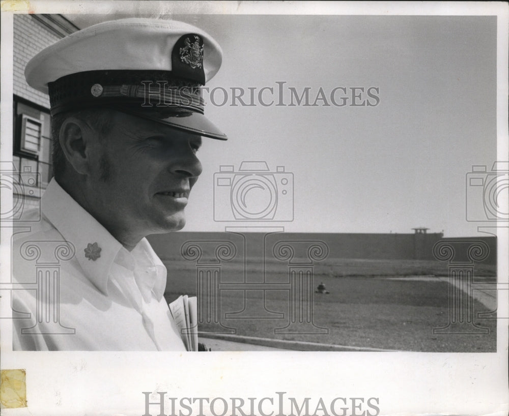 1972 Press Photo Major Richard Parcell in his military uniform