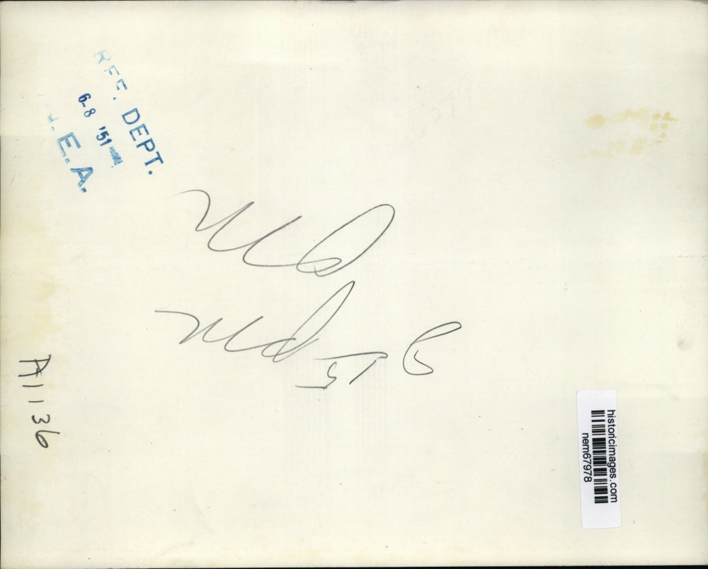 1951 Press Photo Harold Stassen delivers a principal address during Memorial Day