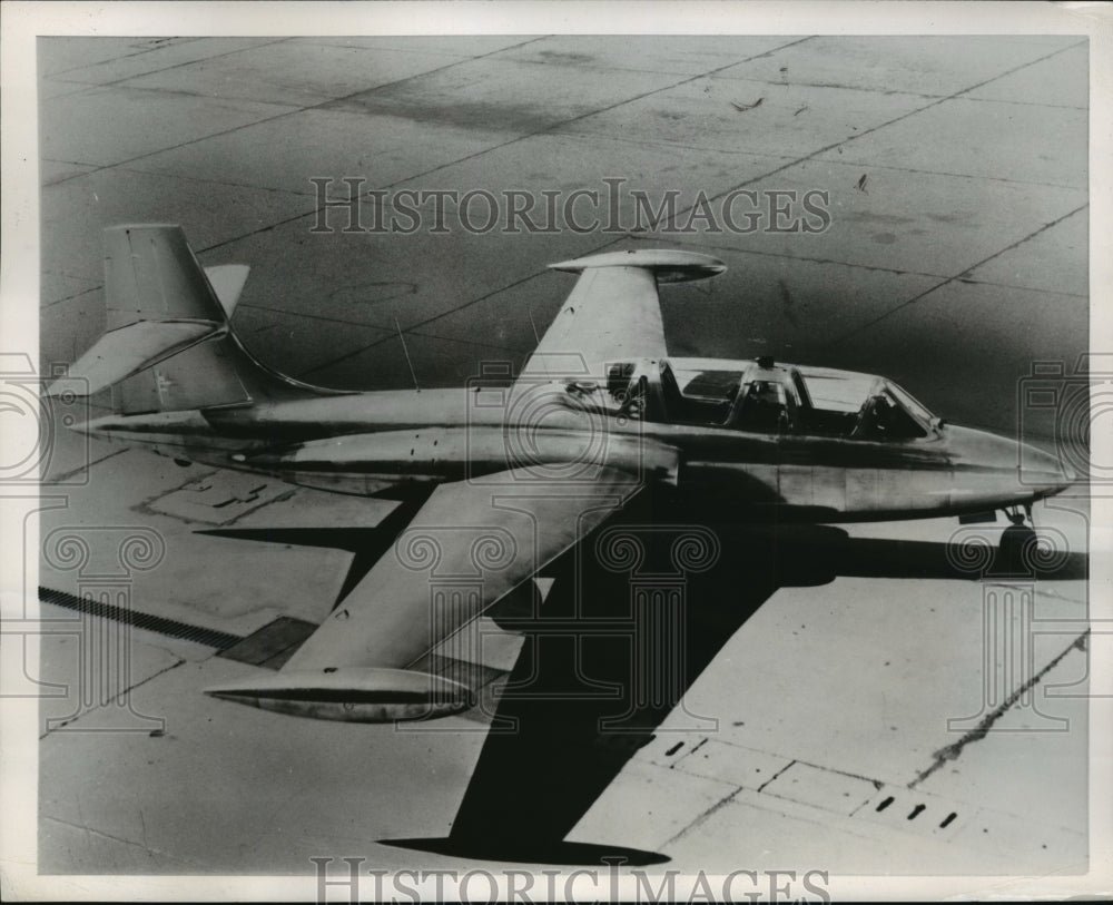 1953 Press Photo New version of the CM 170 R fighter built by the Fouga Company