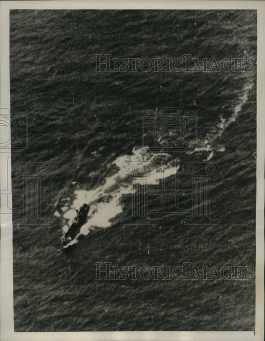 1940 Press Photo Armed Fleet auxillary of German navy in North Sea - nem71405