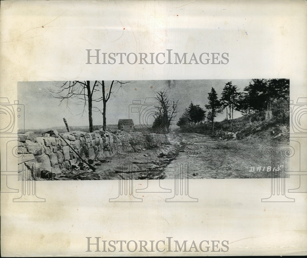 1950 Press Photo Civil War photo by Brady near Marye&#39;s Heights, Fredricksburg VA- Historic Images