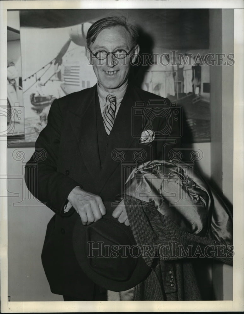 1942 Press Photo New York Sir Norman Birkett Justice on King's Bench NYC