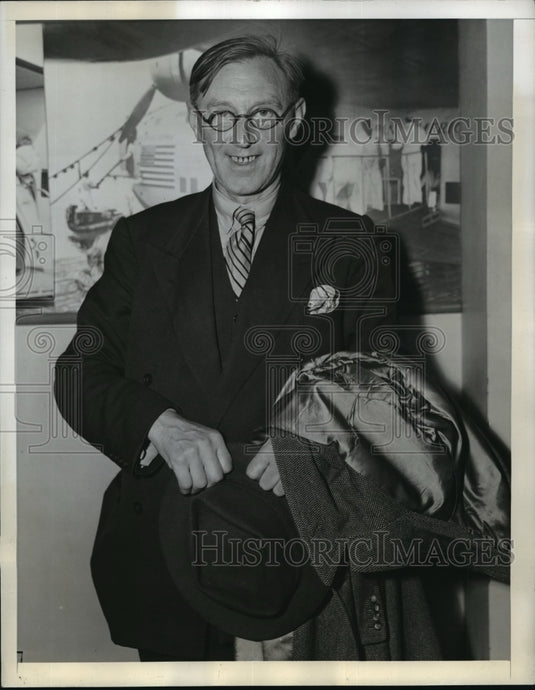 1942 Press Photo New York Sir Norman Birkett Justice on King's Bench NYC