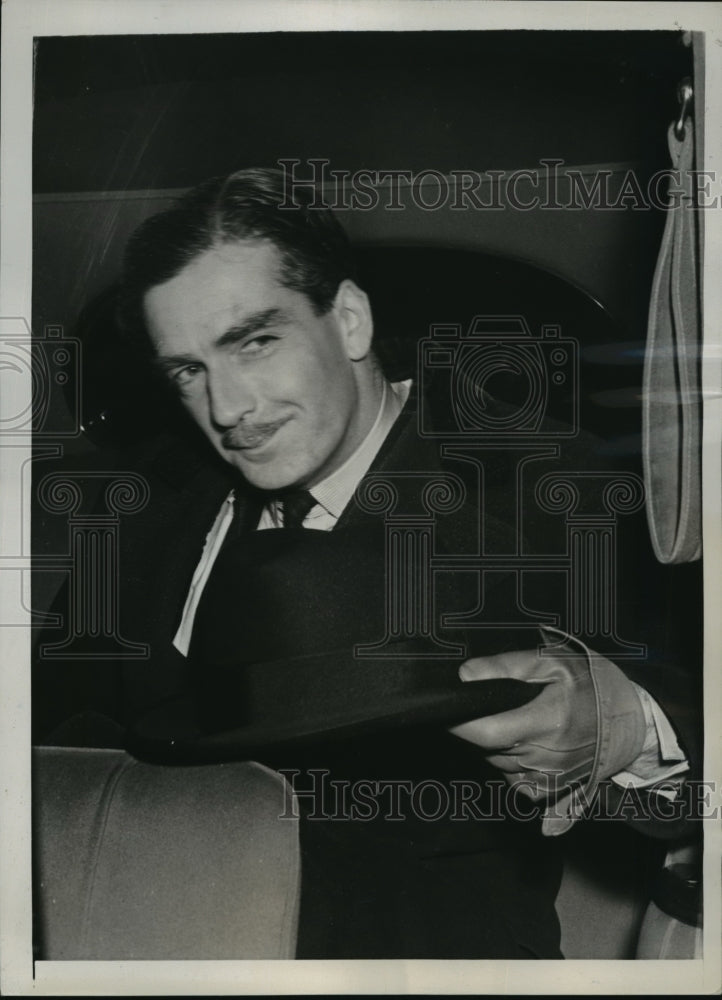1938 Press Photo New York Anthony Eden Speaks at Assoc of Manufacturers NYC