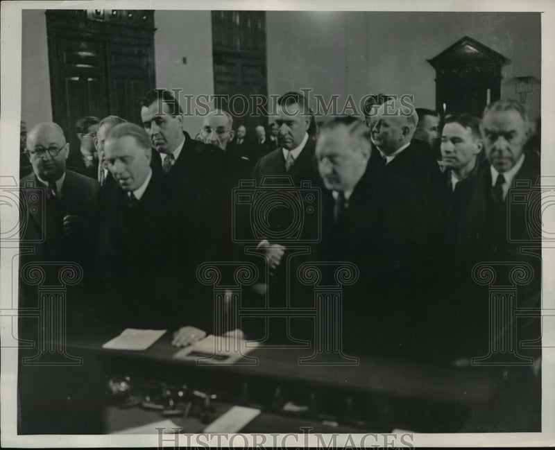 Load image into Gallery viewer, 1938 Press Photo New York Richard Whitney Arrested 2nd Time in Finance Deal NYC
