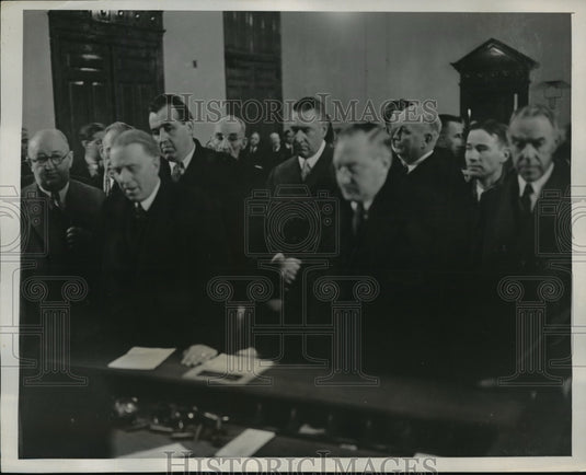 1938 Press Photo New York Richard Whitney Arrested 2nd Time in Finance Deal NYC