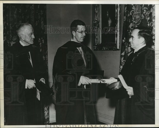 1938 Press Photo New York Honorary Degrees of Doctor of Law Conferred NYC