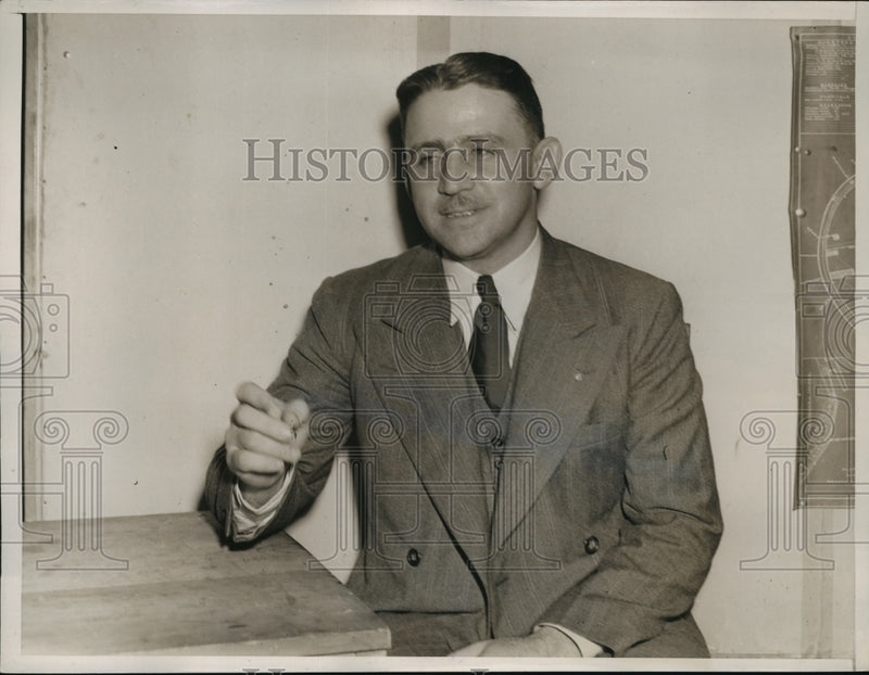 Load image into Gallery viewer, 1938 Press Photo New York Lt James Smith Testifies at Stewart Giffins Trial NYC
