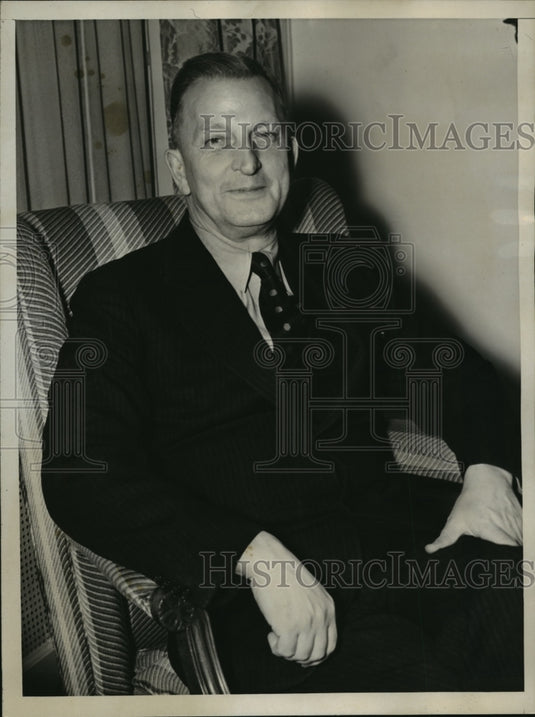 1938 Press Photo New York Dr. Frederic Ernst Asst. Superintended of schools NYC