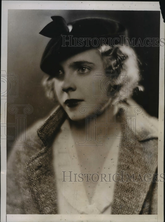 1935 Press Photo New York Mrs William Pennell Snow Daughter of Congressman NYC