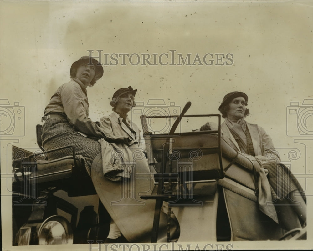 1935 Press Photo New York Meadowbrook Steeplechase Meet of F. Ambrose Clark NYC
