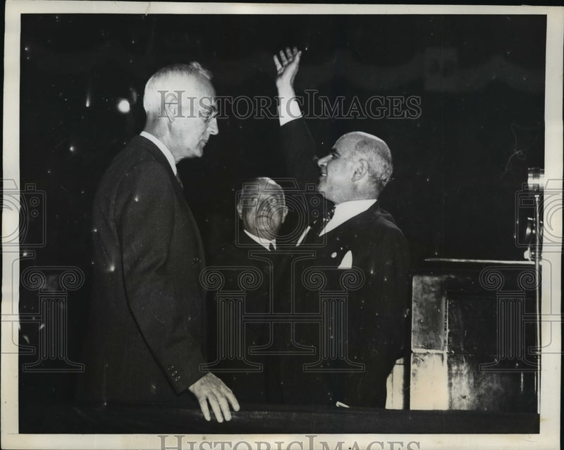 Load image into Gallery viewer, 1936 Press Photo New York Gov. Herbert Lehman Madison Square Garden NYC
