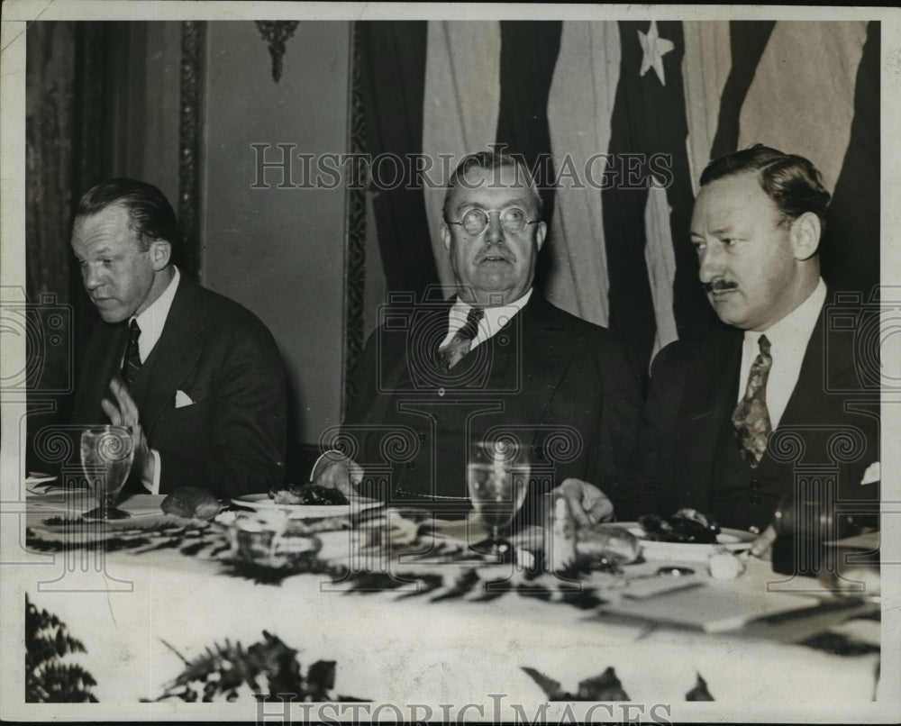 1935 Press Photo New York Industrial Merchants Committee Meeting NYC - neny11328