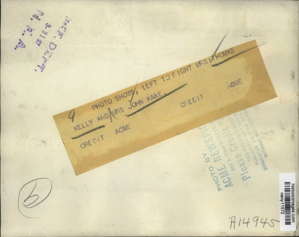 1937 Press Photo Mrs Thomas Kelly and Mrs John Kane - neny11572