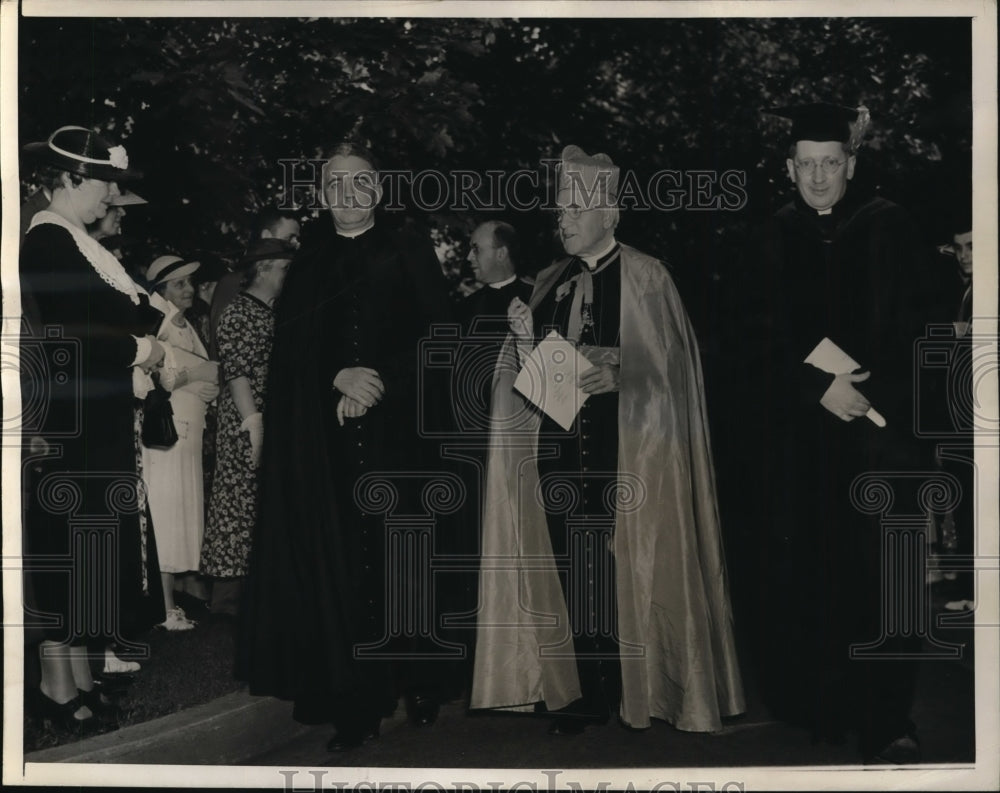 1937 Press Photo New York Commencement of the College of New Rochelle NYC- Historic Images