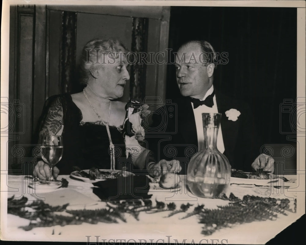 1936 Press Photo New York Lord Horder Anti-Noise League of Britain Dinner NYC- Historic Images