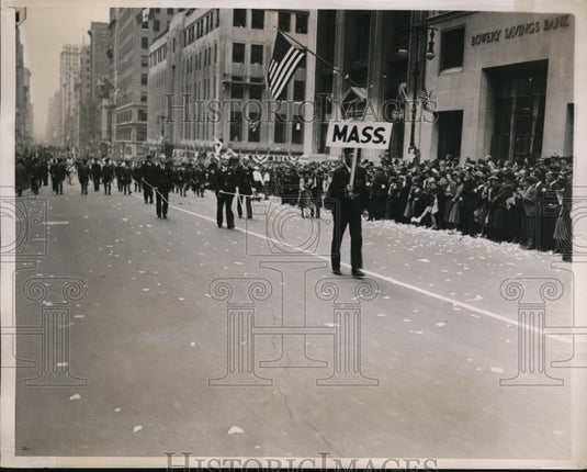 1937 Press Photo New York American Legion parade on Firth Avenue NYC- Historic Images