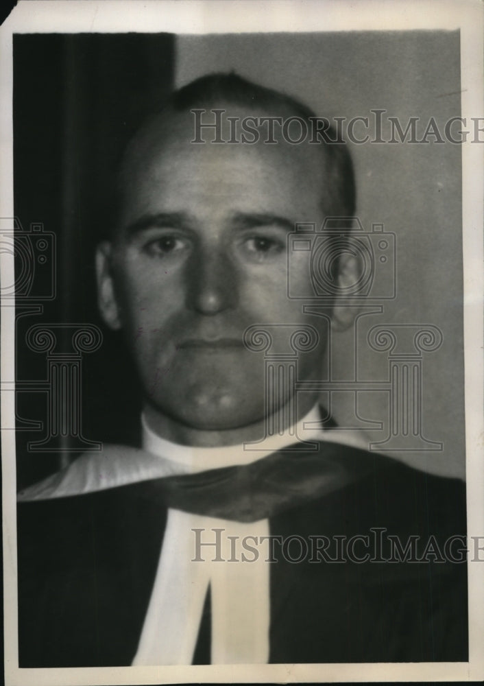 1941 Press Photo New York Dr. John Bonnel, Pastor, plans to visit Britain NYC