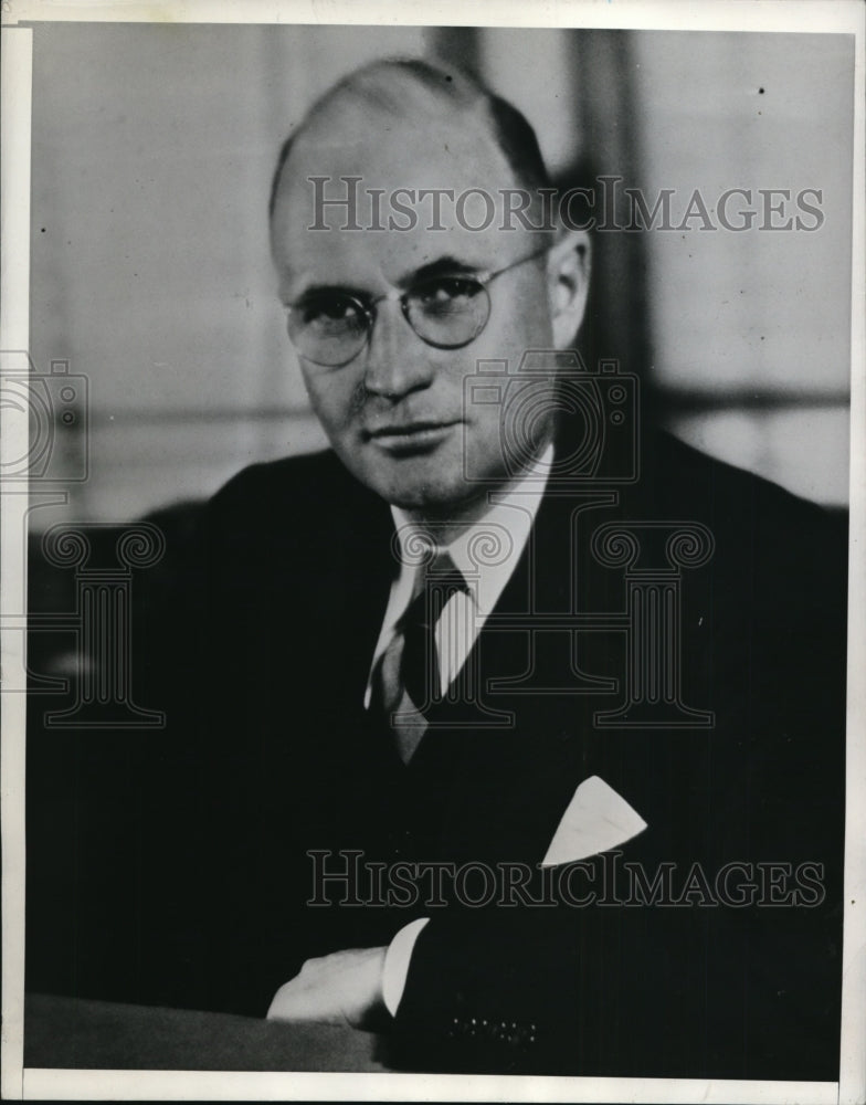 1940 Press Photo James T. Wood of Texas Oil Co. - Historic Images