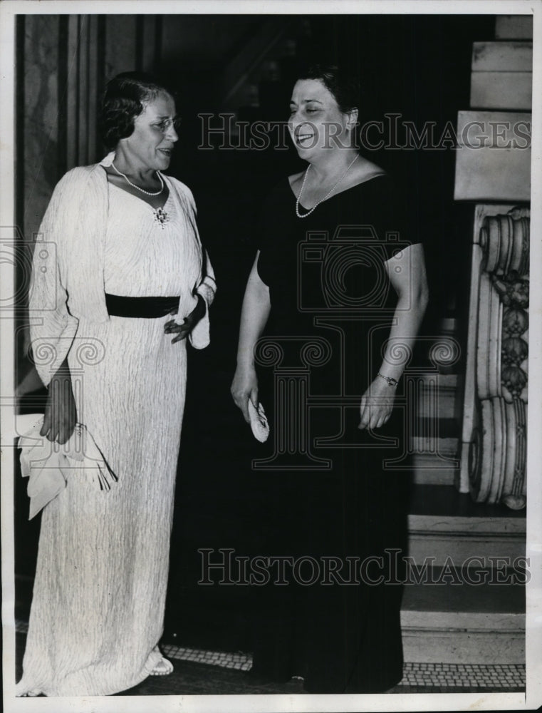 1935 Press Photo New York At Tribute Dinner To Career Women NYC- Historic Images