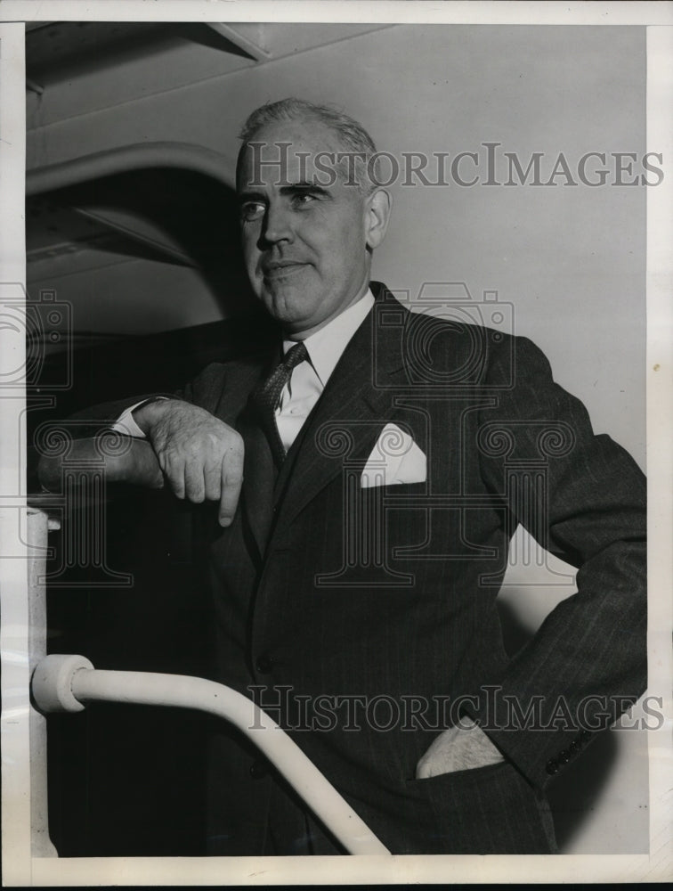 1946 Press Photo New York Garret Ackerson counsellor at US embassy NYC- Historic Images