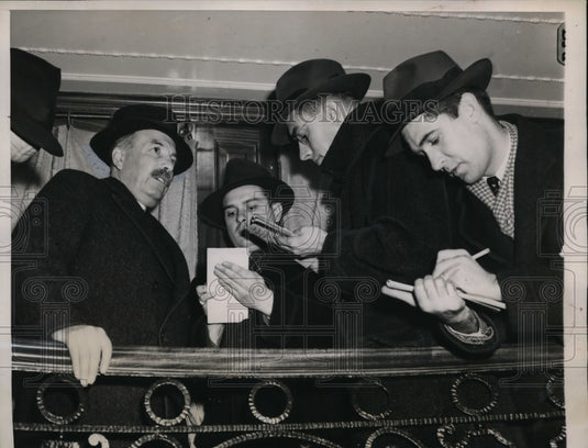 1942 Press Photo New York French Envoy to Brazil Arrives NYC - neny13762