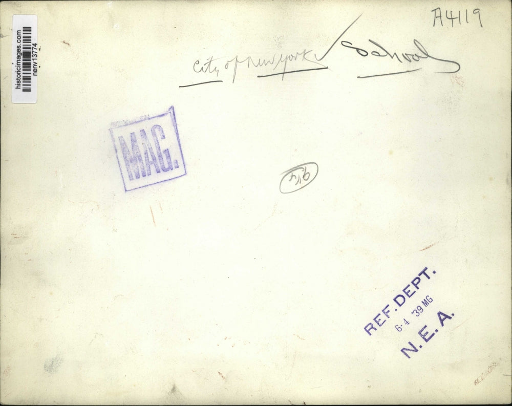 1939 Press Photo New York City of New York School NYC - neny13774