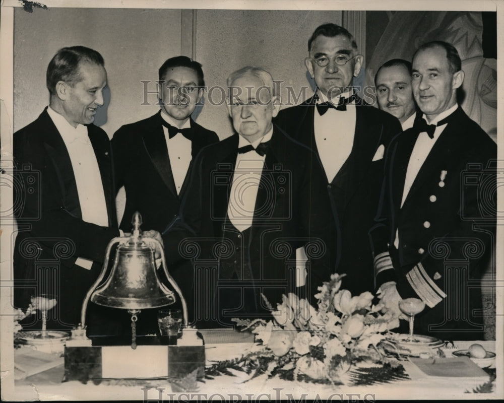 1939 Press Photo New York Speakers at Merchant Marine Academy Alumni Dinner NYC- Historic Images