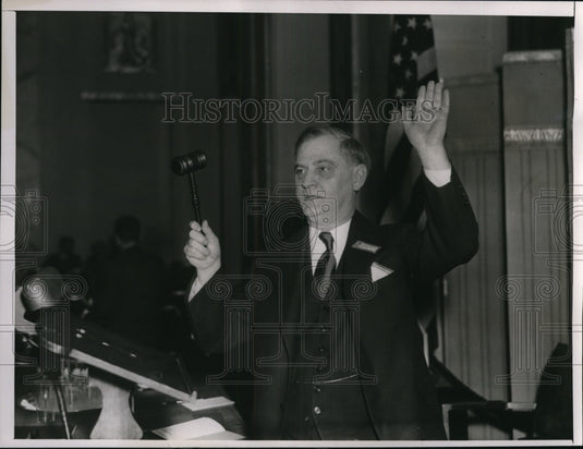 1937 Press Photo New York John L. Stewart A.N.P.A Convention Waldorf Astoria NYC- Historic Images