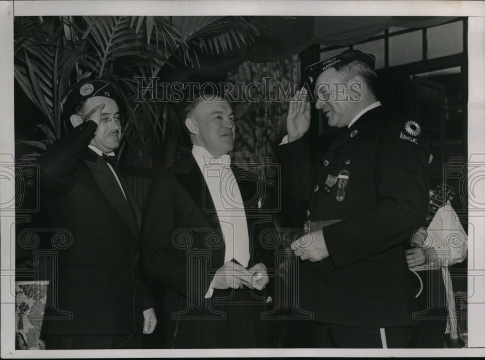 1937 Press Photo New York National Commanders of American Legion NYC - neny14037