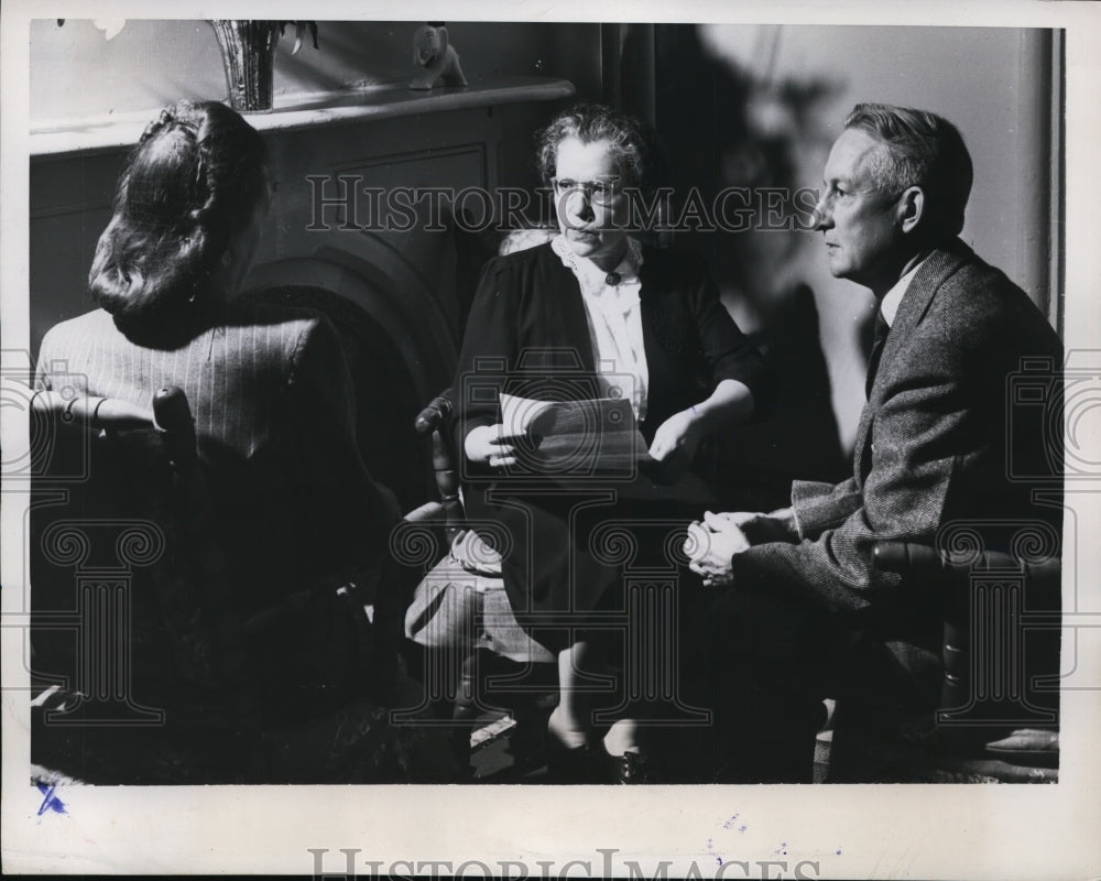 1946 Press Photo New York New Home term court opens Judge Anna Kross NYC - Historic Images