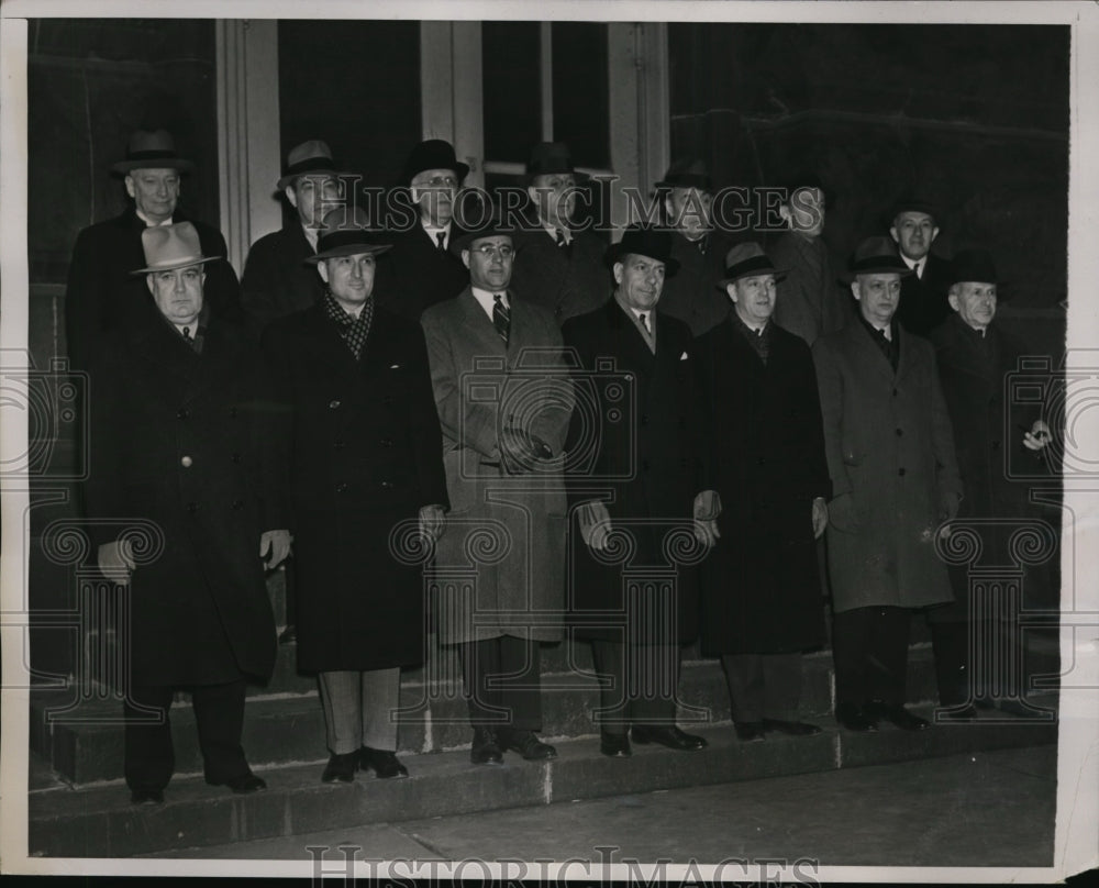 1939 Press Photo New York Jury Completed for Second Hines Trial NYC- Historic Images