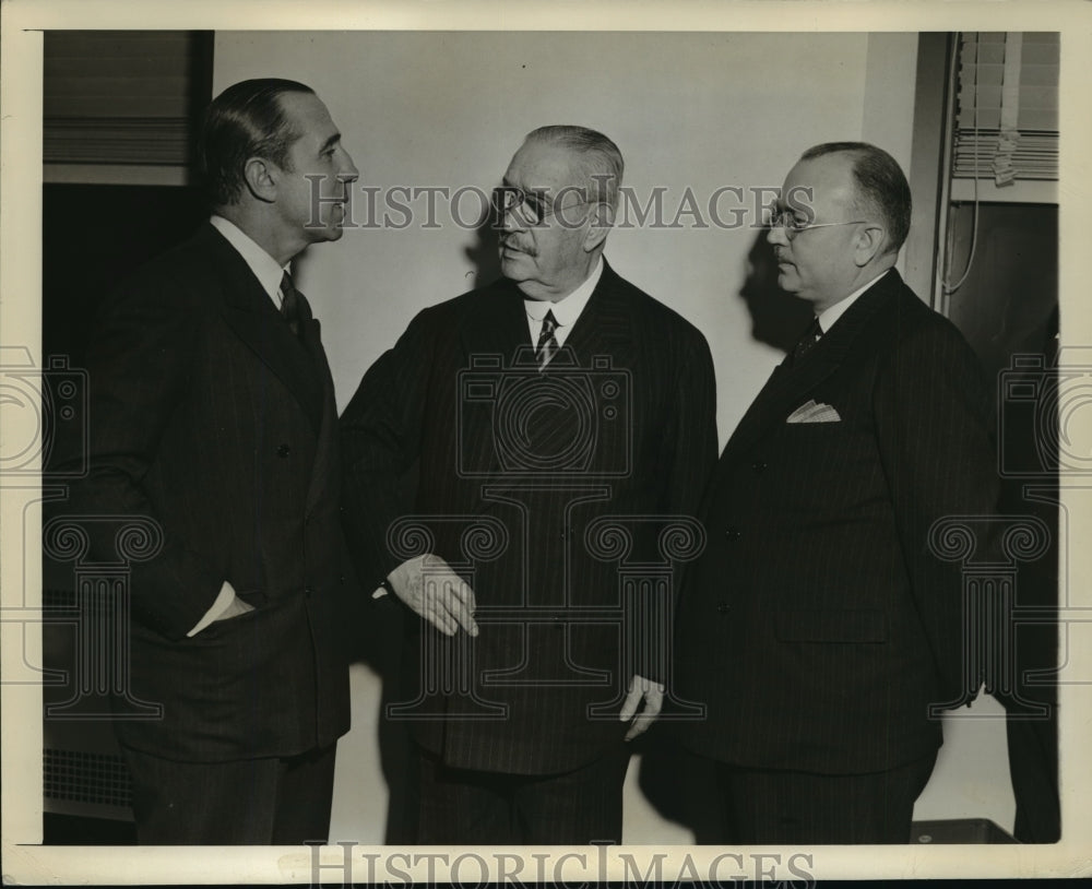 1941 Press Photo New York Three Argentinians Deputies at Reception NYC- Historic Images
