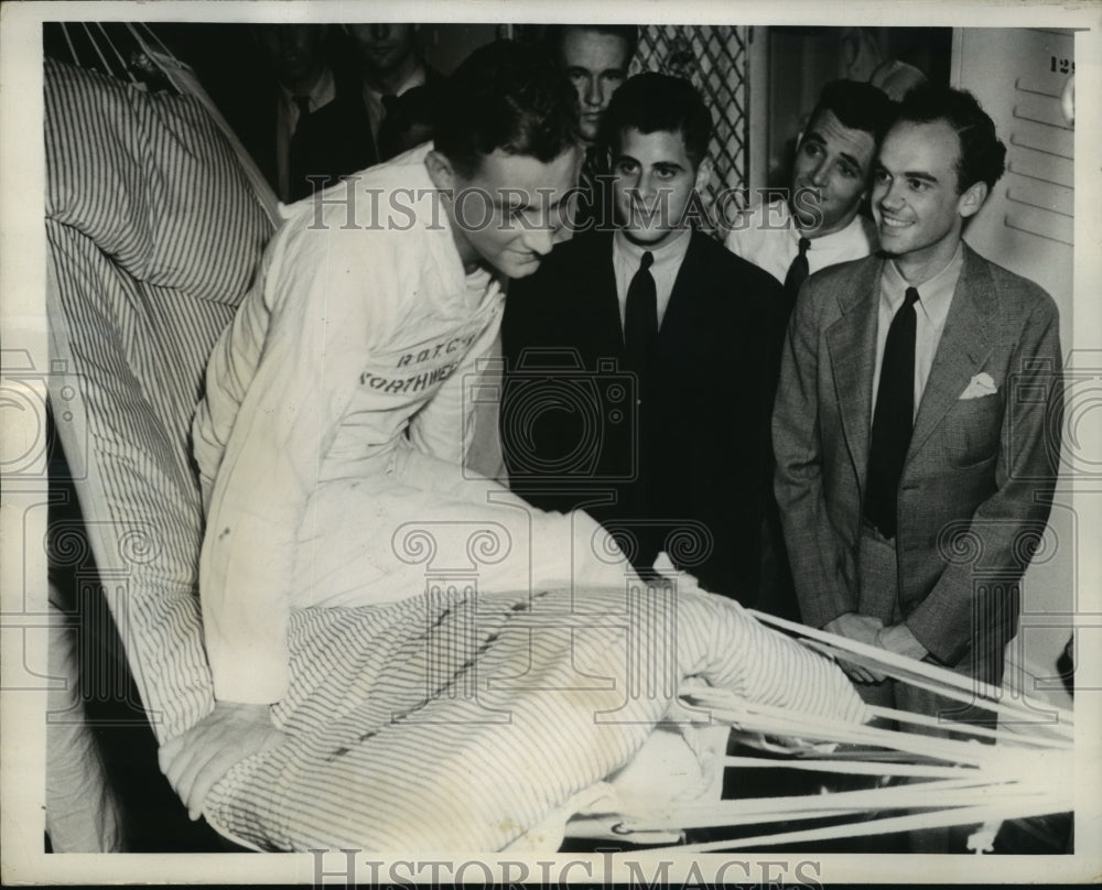 1940 Press Photo New York F.H. Sisco, Lester McDowell Cruise ship preview NYC