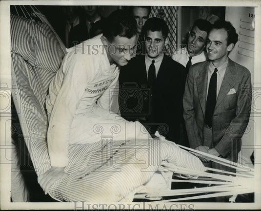 1940 Press Photo New York F.H. Sisco, Lester McDowell Cruise ship preview NYC