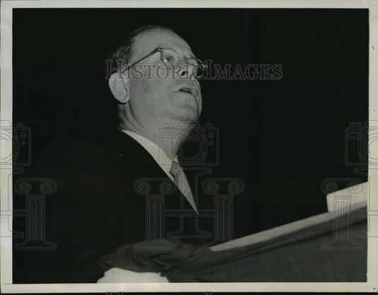 1941 Press Photo New York Former Warden Scores Pro-Nazi "Renegades" NYC