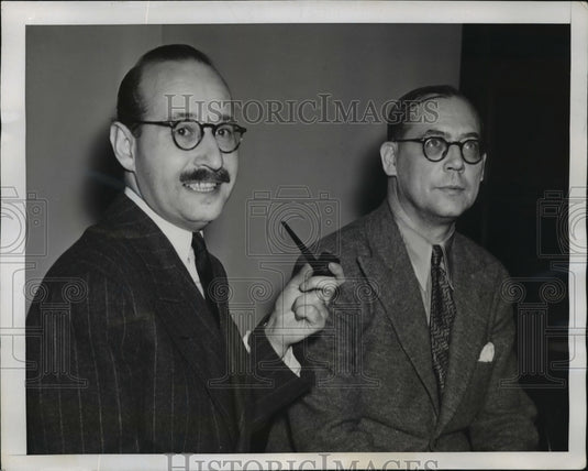 1941 Press Photo New York Zapp & Tonn Held on $5,000 Bail Each NYC- Historic Images