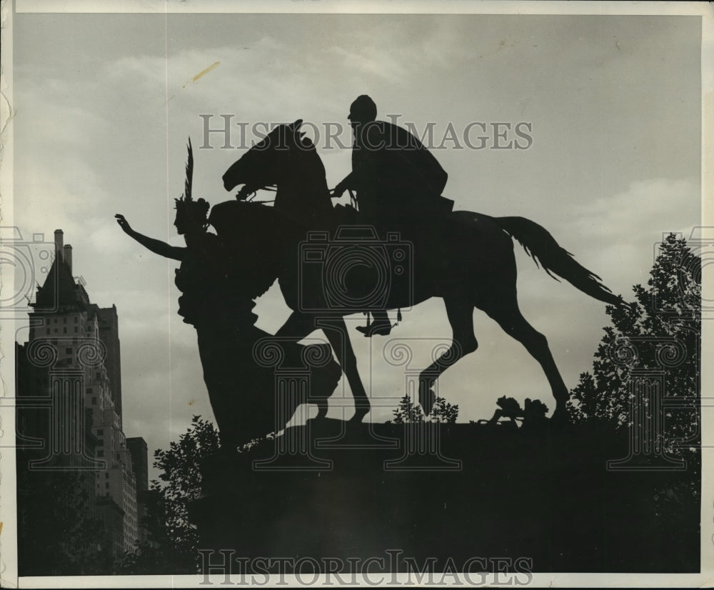 1931 Press Photo New York Gen. William T. Sherman Central Park NYC - neny15413