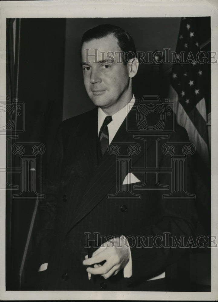 1940 Press Photo New York Philip Reed Addresses 45th Congress of Industry NYC