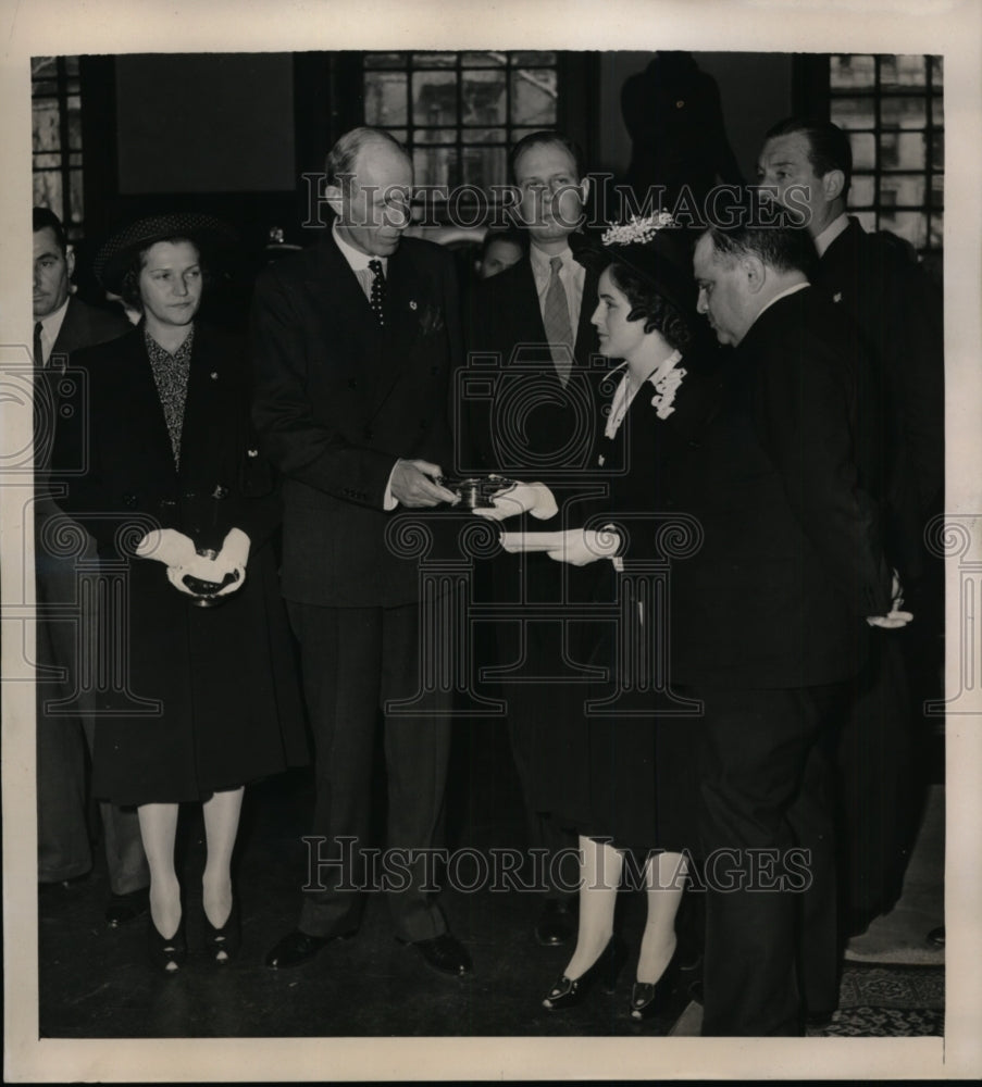 1941 Press Photo New York Viscount Halifax & others in NYC - neny16166