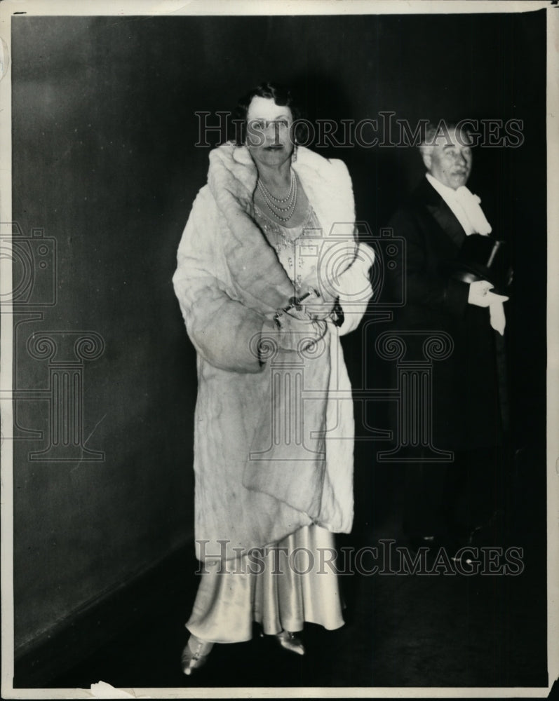 1930 Press Photo New York Notable at Opening Metropolitan Opera NYC - neny16184
