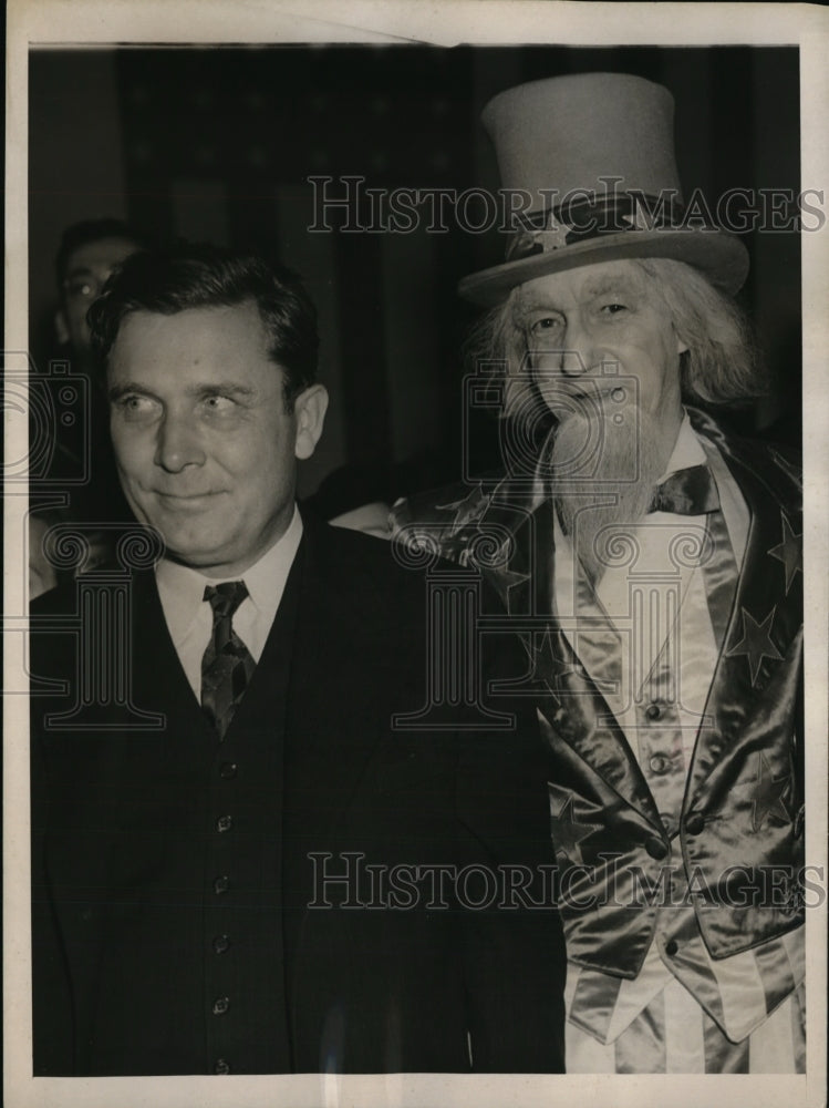 1940 Press Photo New York Wendell L.Willkie during his Brooklyn Campaign NYC