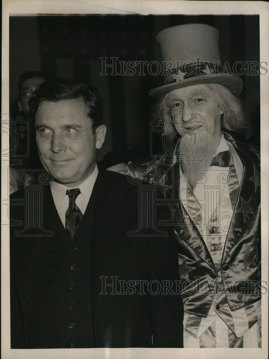 1940 Press Photo New York Wendell L.Willkie during his Brooklyn Campaign NYC