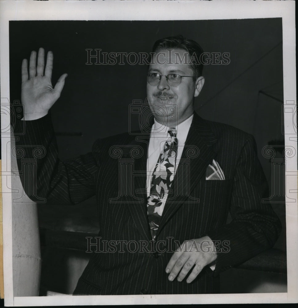 1947 Press Photo New York Paul Porter mission chief for Economic affairs NYC