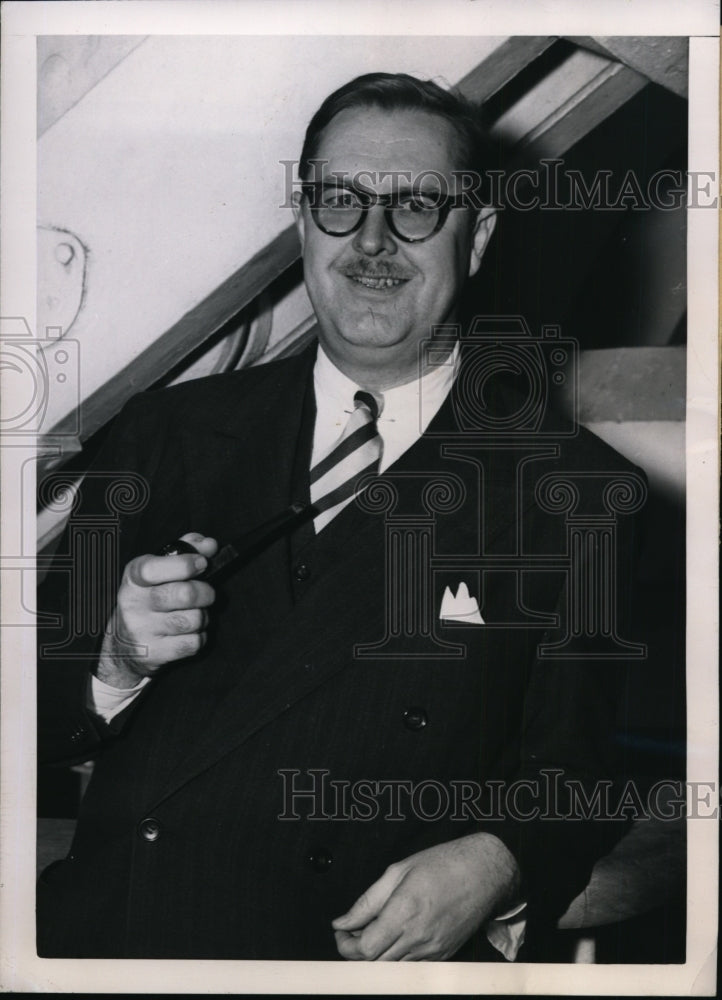 1950 Press Photo New York Arrives in New York Aboard the Liberte NYC - neny16650