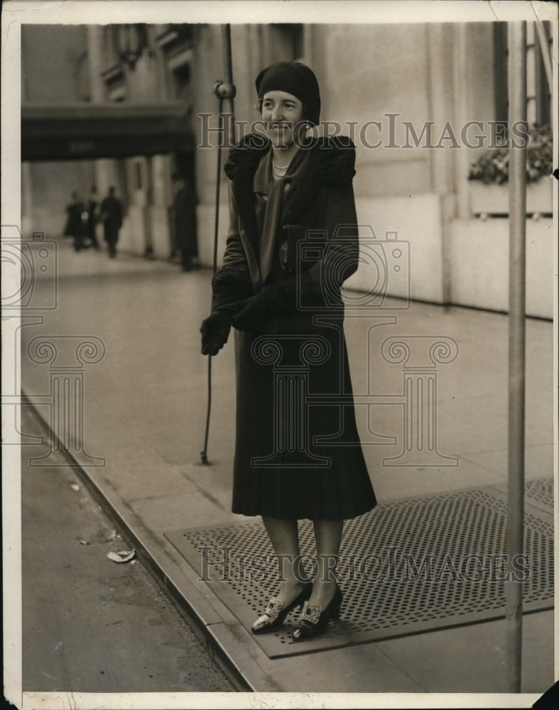 1930 Press Photo New York Society on Park Avenue NYC- Historic Images